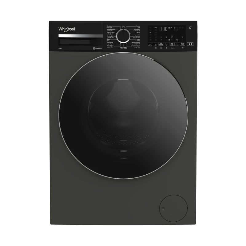 Whirlpool 10kg Washing Machine 1400RPM A+++ Silver 6th Sense - Whirlpool